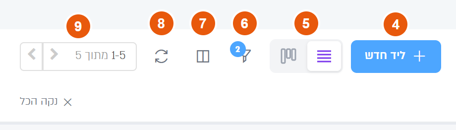 The other side of the toolbar